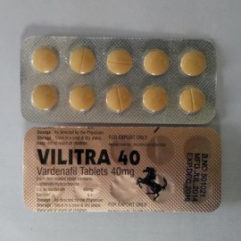 樂威壯 10顆裝 VILITRA 40 (Vardenafil 40mg) 劑量是藥房的兩倍